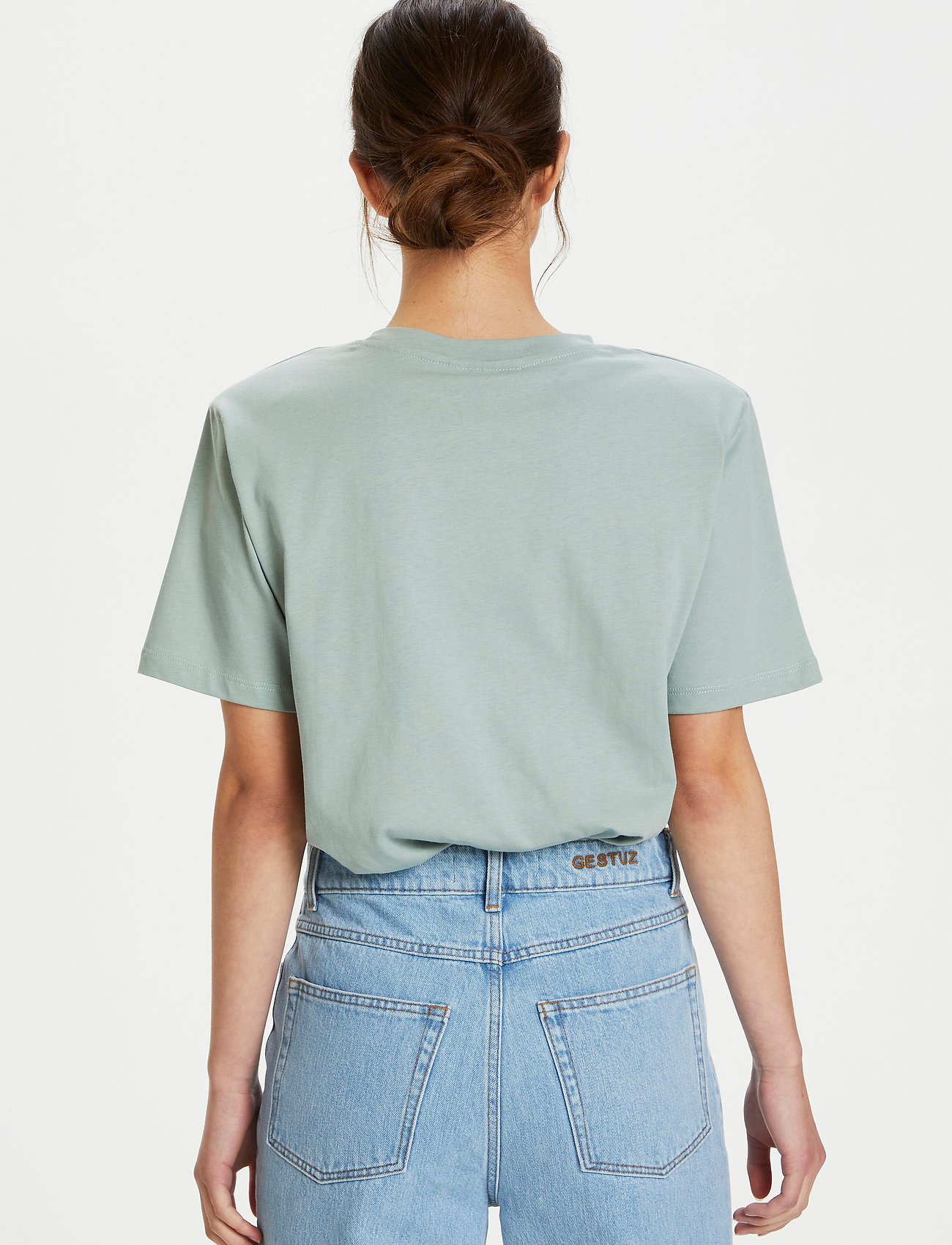 Gestuz - JoryGZ tee - laveste priser - slate gray - 3