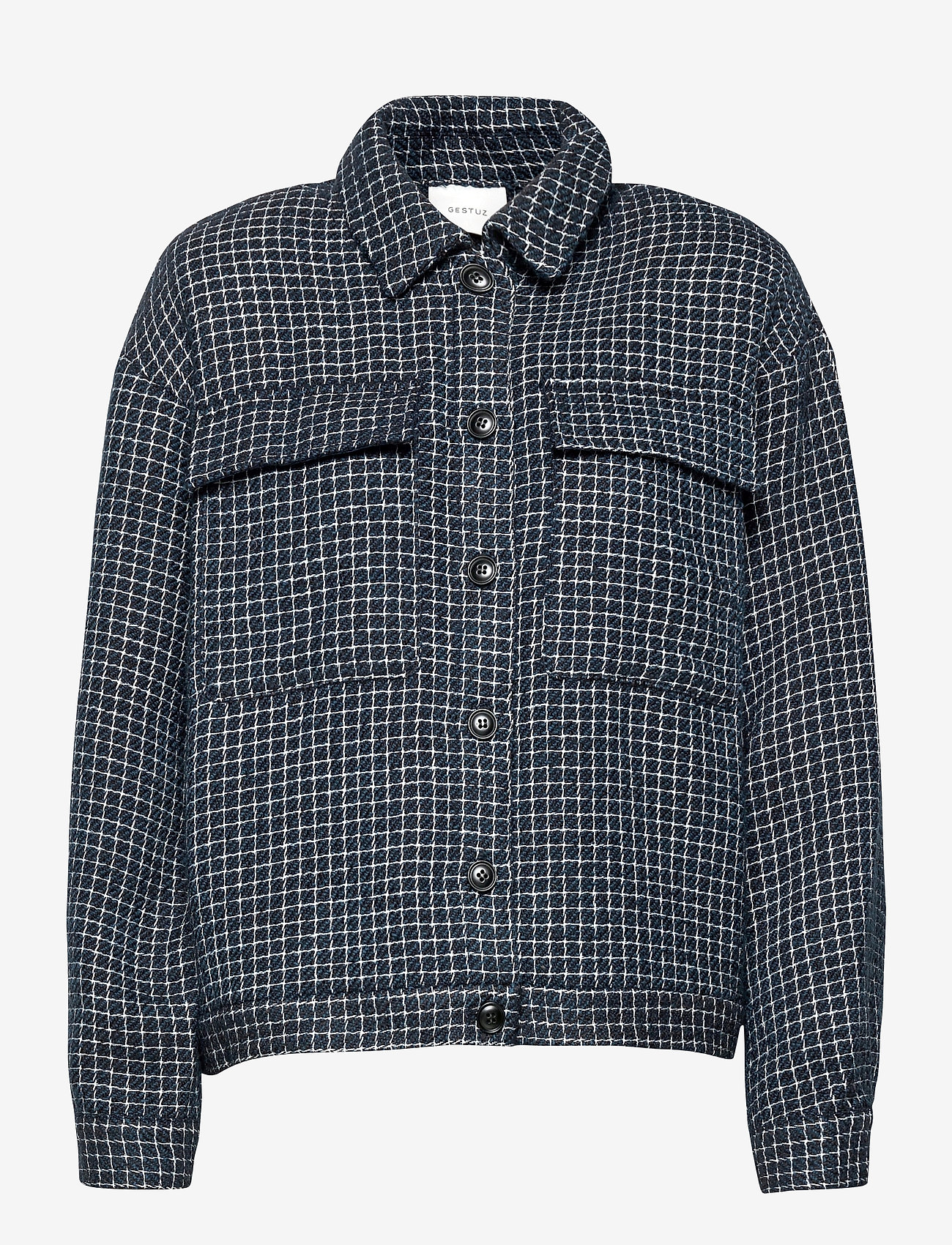 Gestuz - CleaGZ jacket SO21 - navy/white check - 1