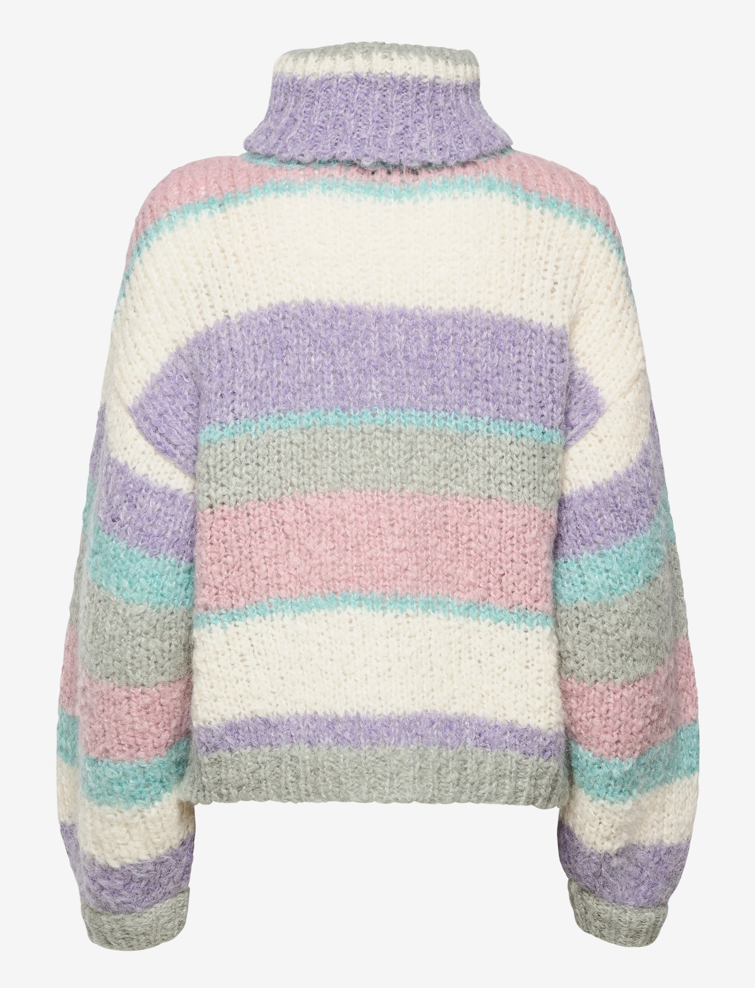 Gestuz - CarleaGZ OZ rollneck SO21 - aqua multi stripe - 2