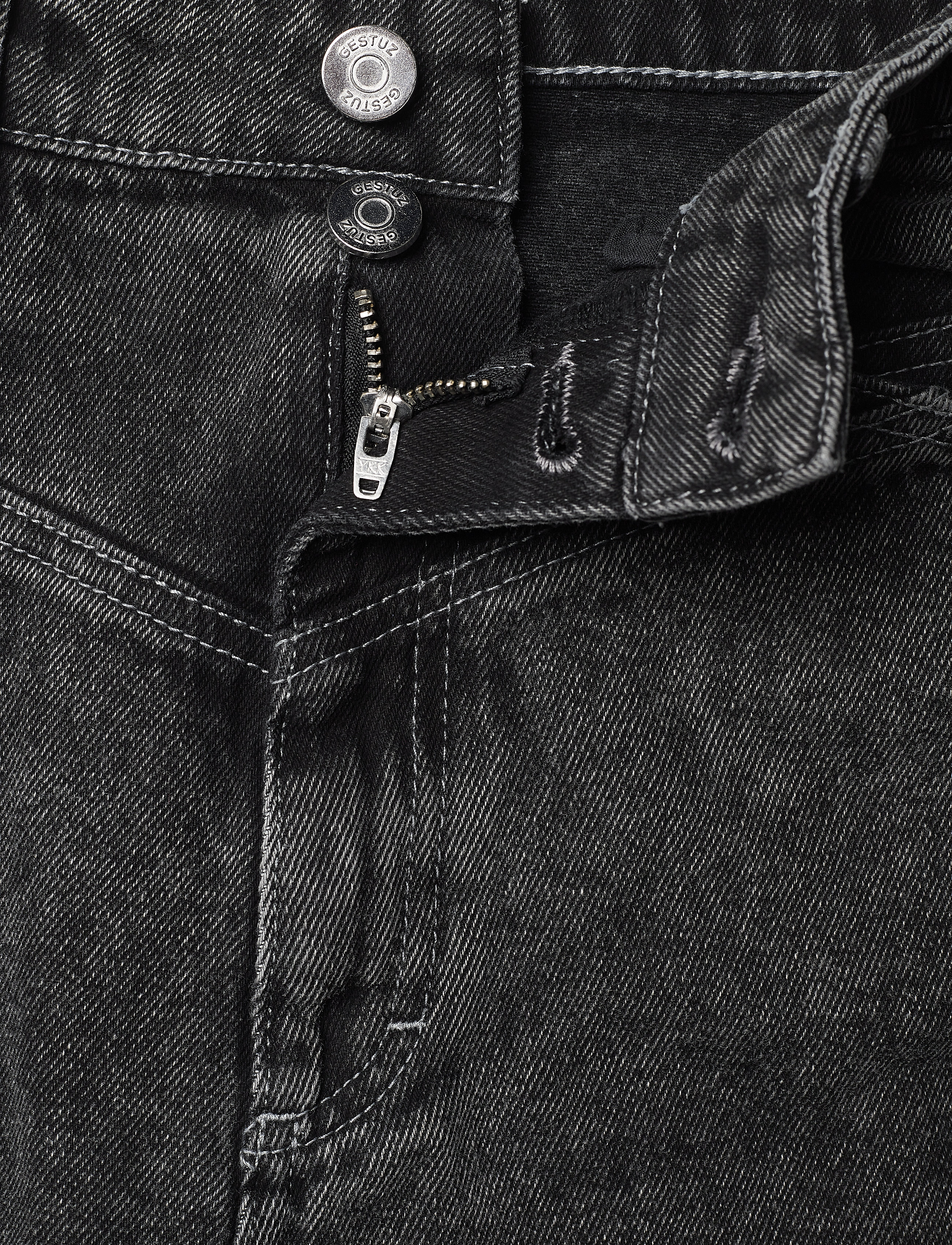 Gestuz - AleahGZ HW jeans SO21 - storm grey - 4