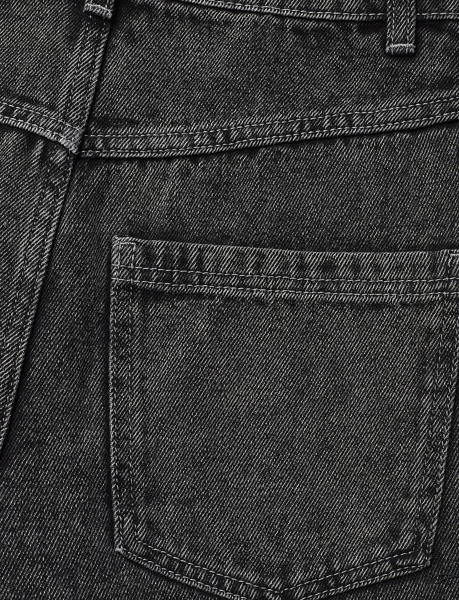 Gestuz - AleahGZ HW jeans SO21 - aptempti džinsai - storm grey - 5