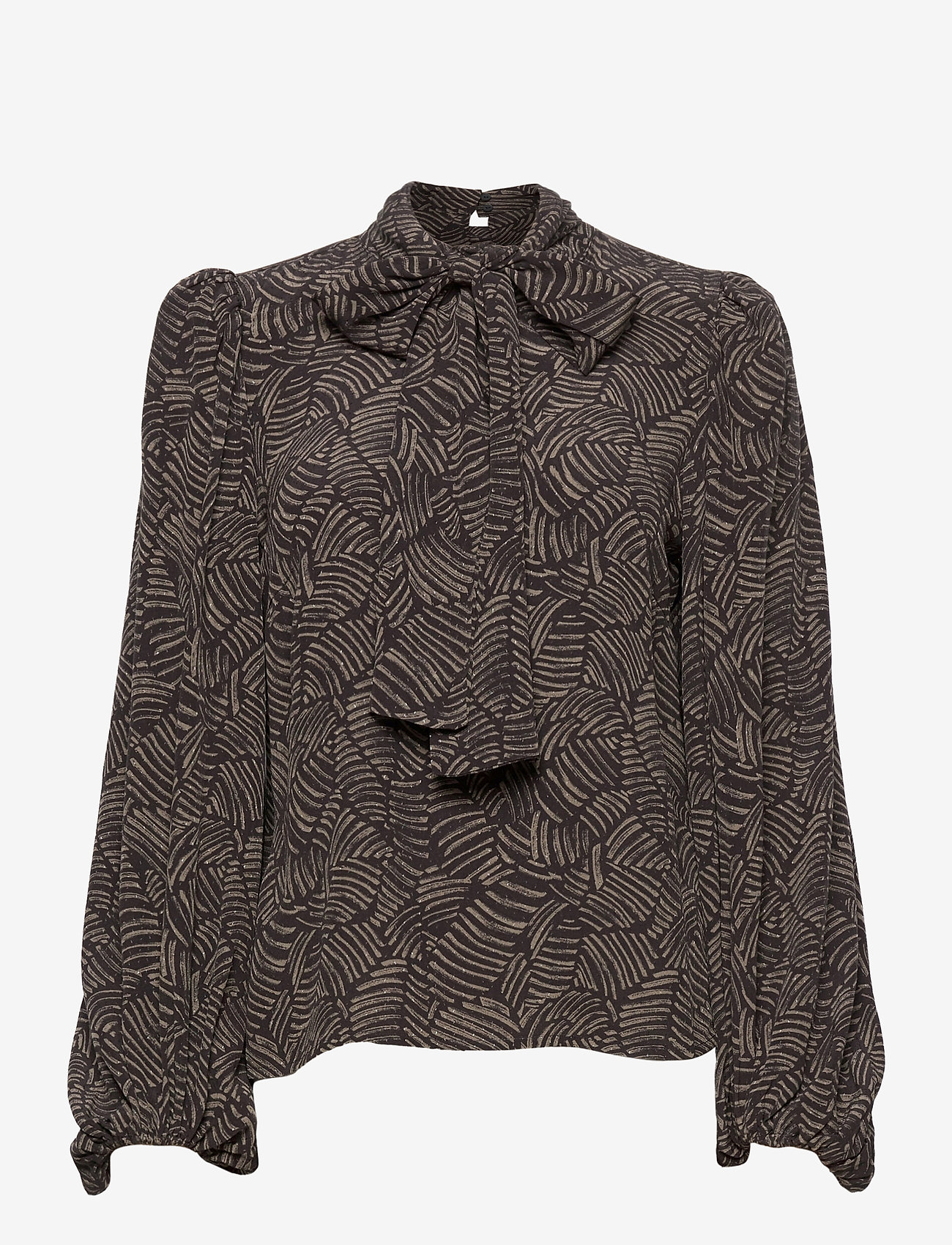 Gestuz - TikaGZ blouse SO21 - brown strokes - 1