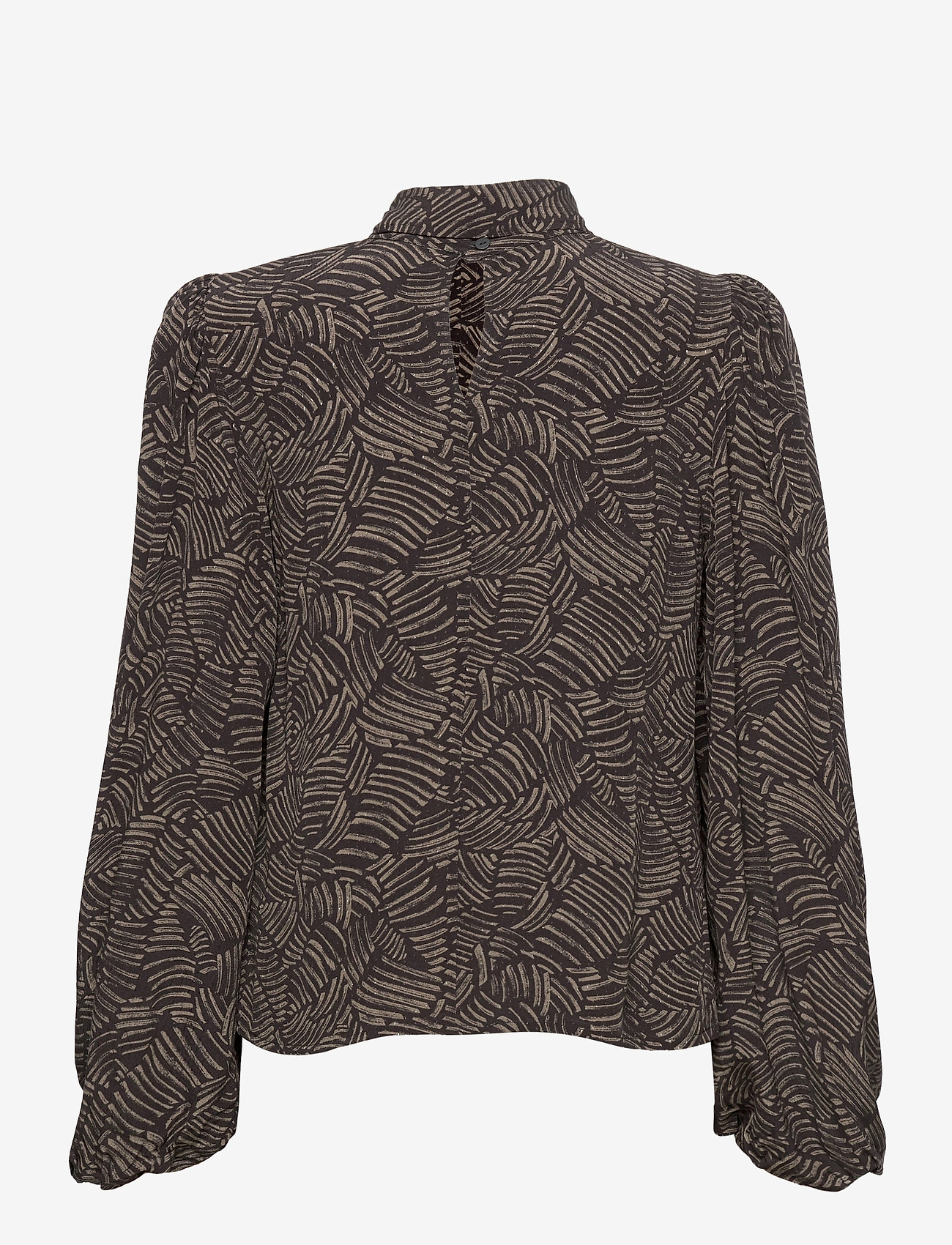 Gestuz - TikaGZ blouse SO21 - brown strokes - 2