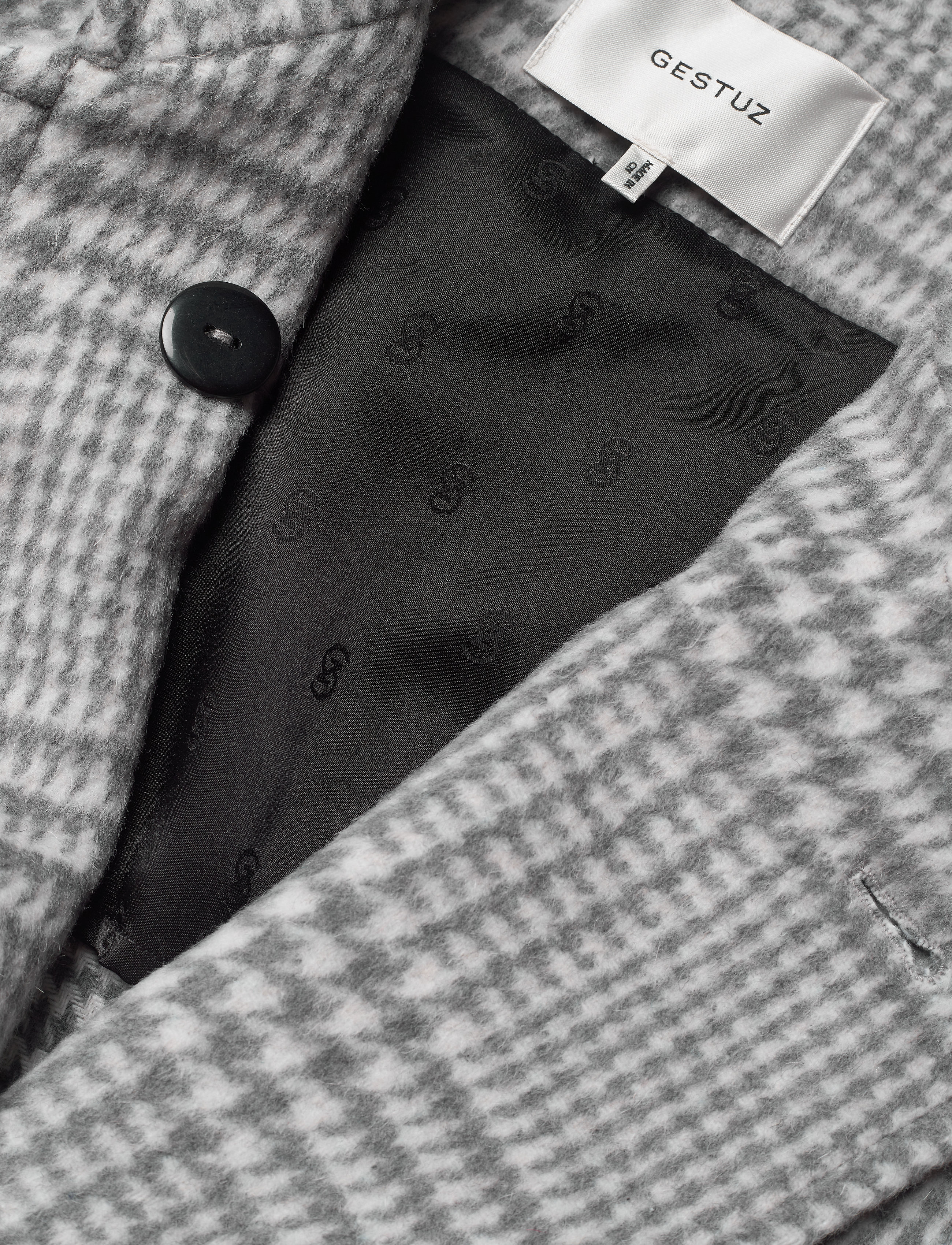 Gestuz - RoselGZ jacket SO21 - grey/white check - 3