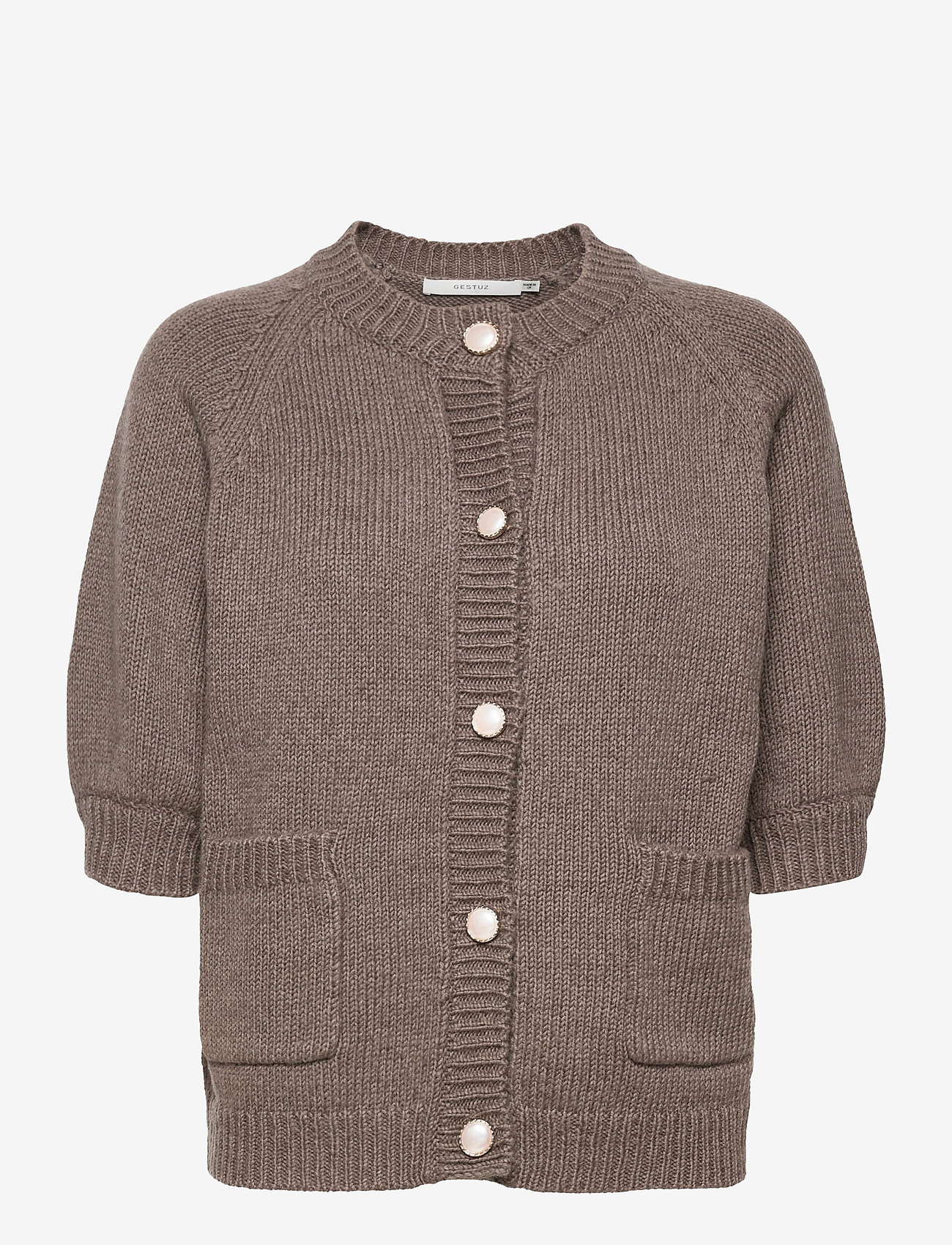 Gestuz - HannaliGZ ss cardigan SO21 - earth - 0