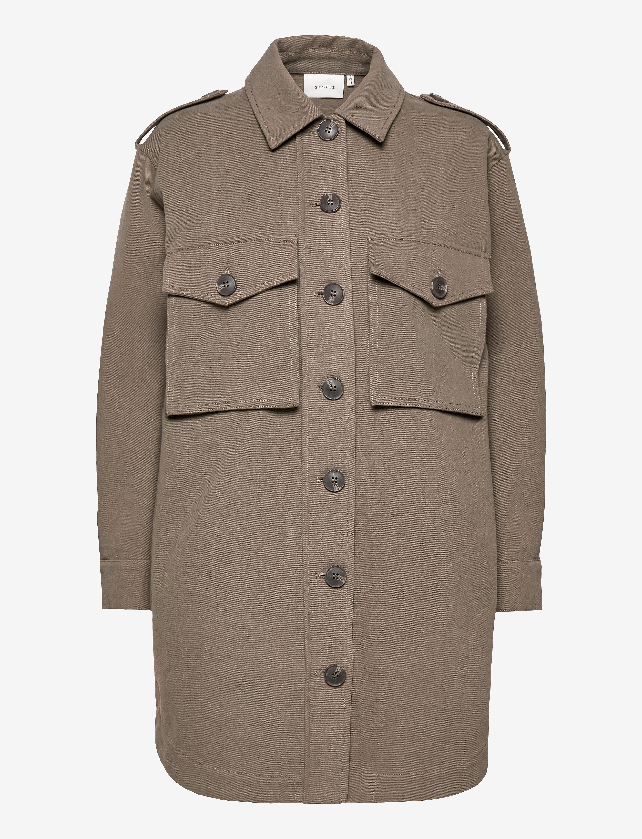 Gestuz - BetonyGZ shirt dress SO21 - earth - 1