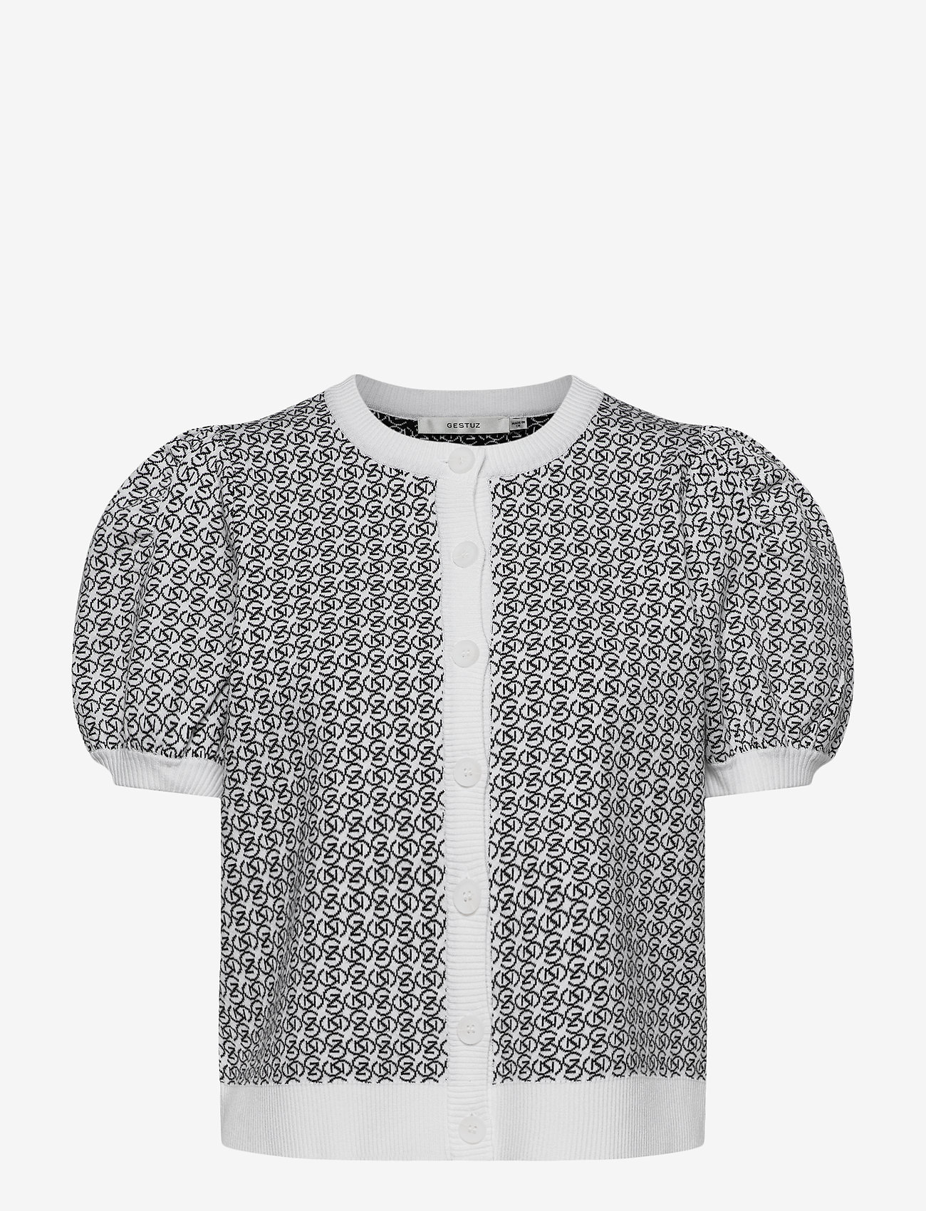 Gestuz - JolaGZ cardigan - sand black logo - 0