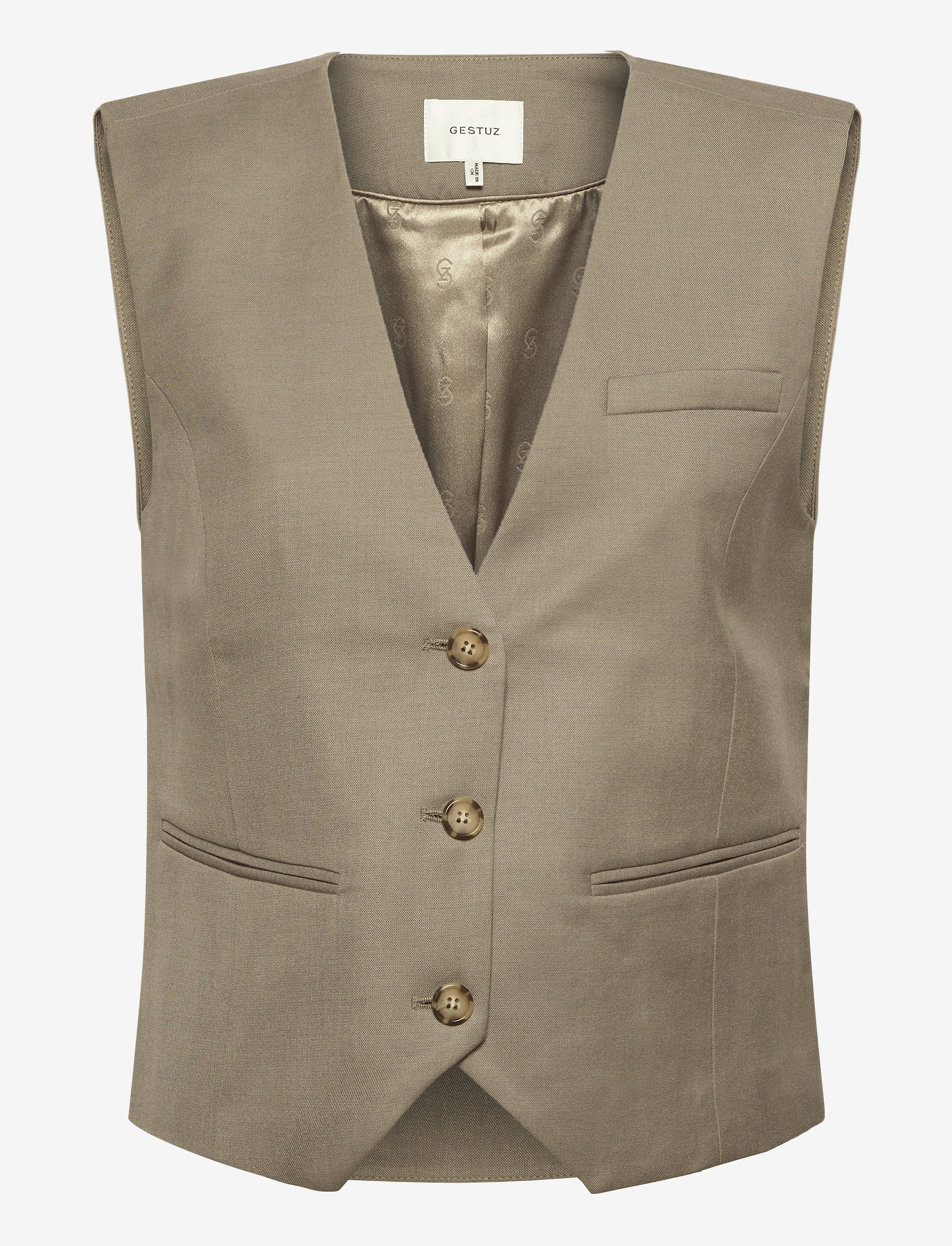 Gestuz - LeejaGZ waistcoat - brindle - 1