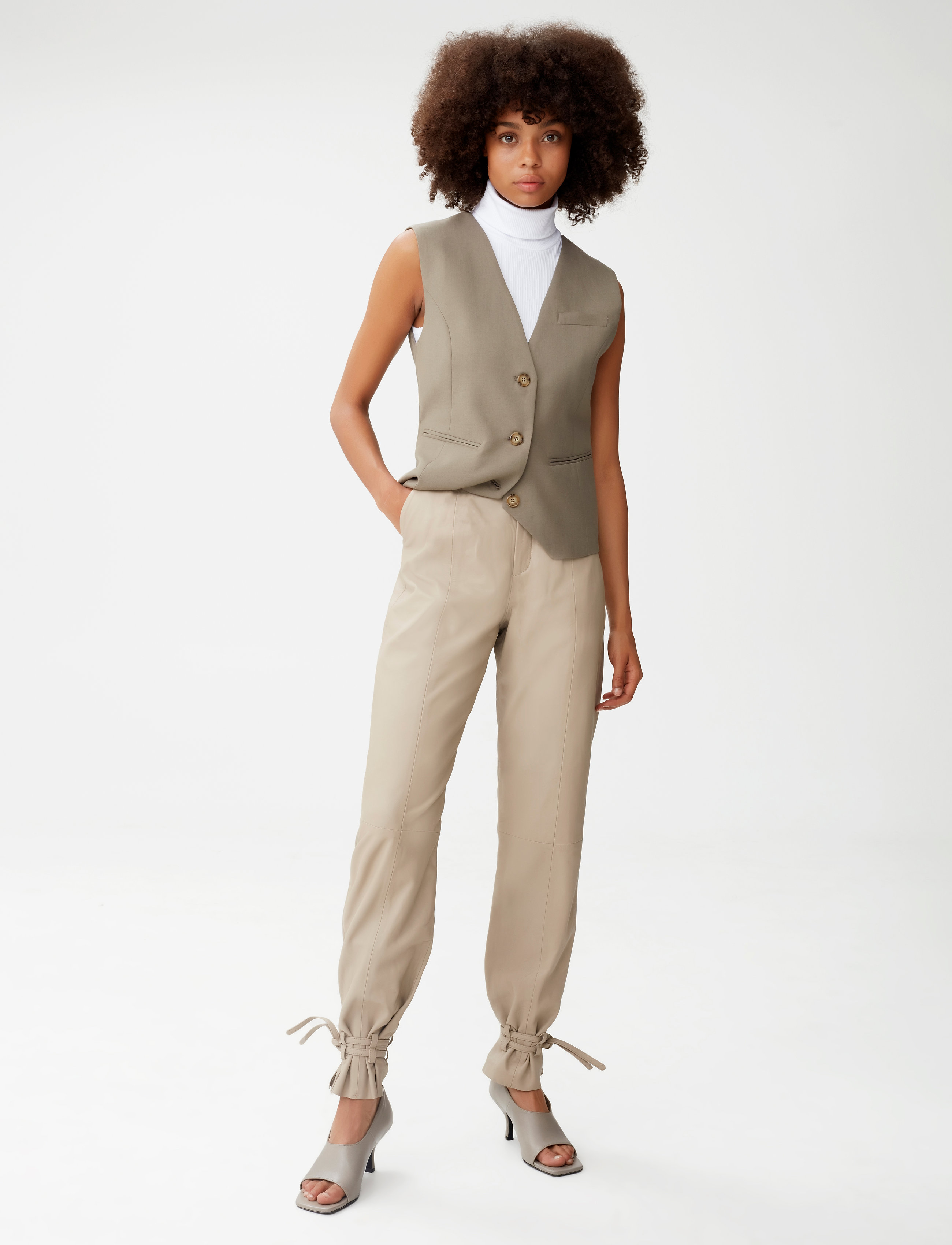 Gestuz - LeejaGZ waistcoat - brindle - 3