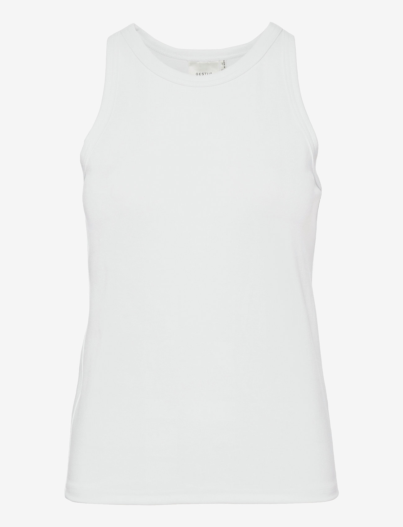 Gestuz - MalbaGZ sl top NOOS - t-shirt & tops - bright white - 0