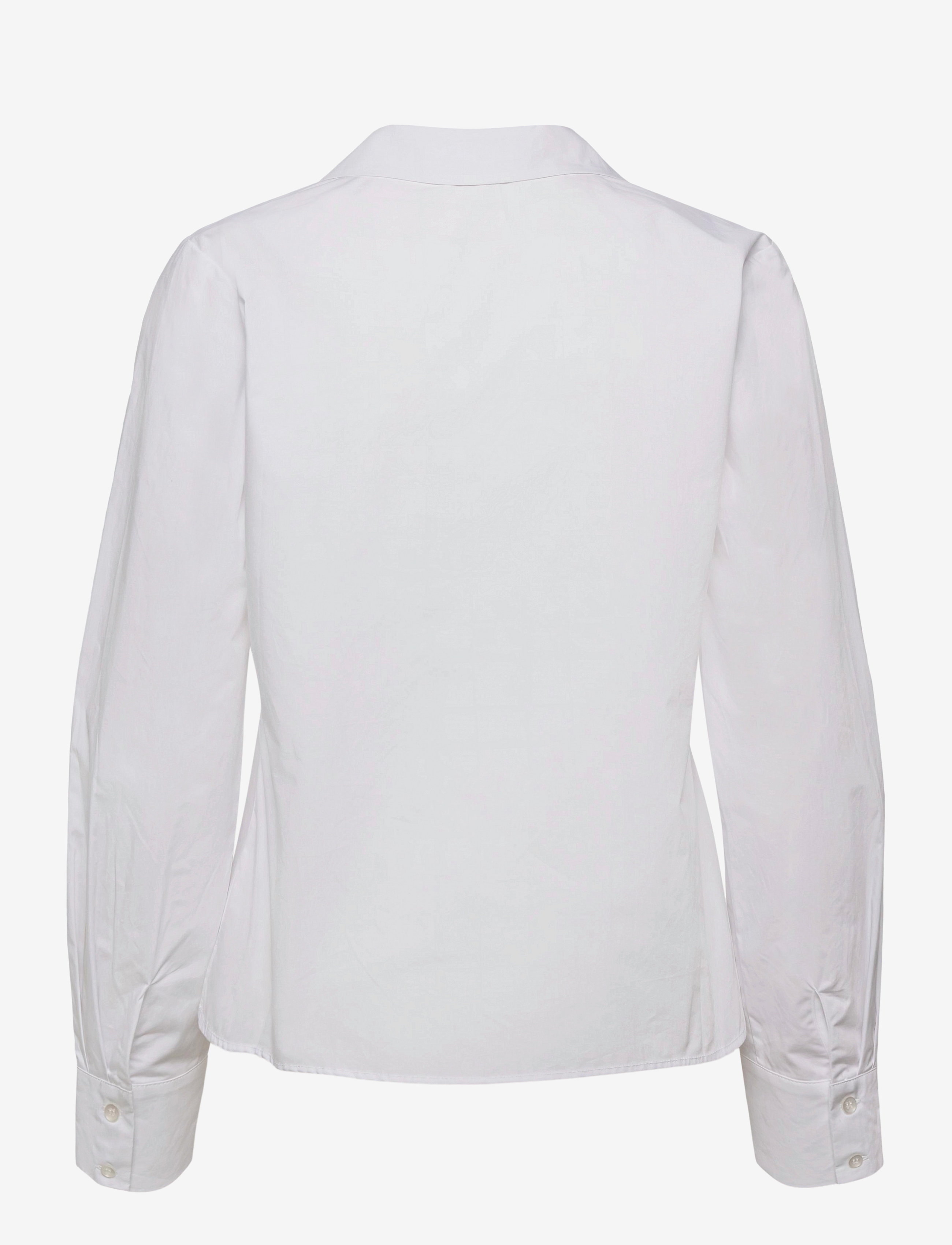 Gestuz - JilanGZ V-collar shirt MS21 - bright white - 3