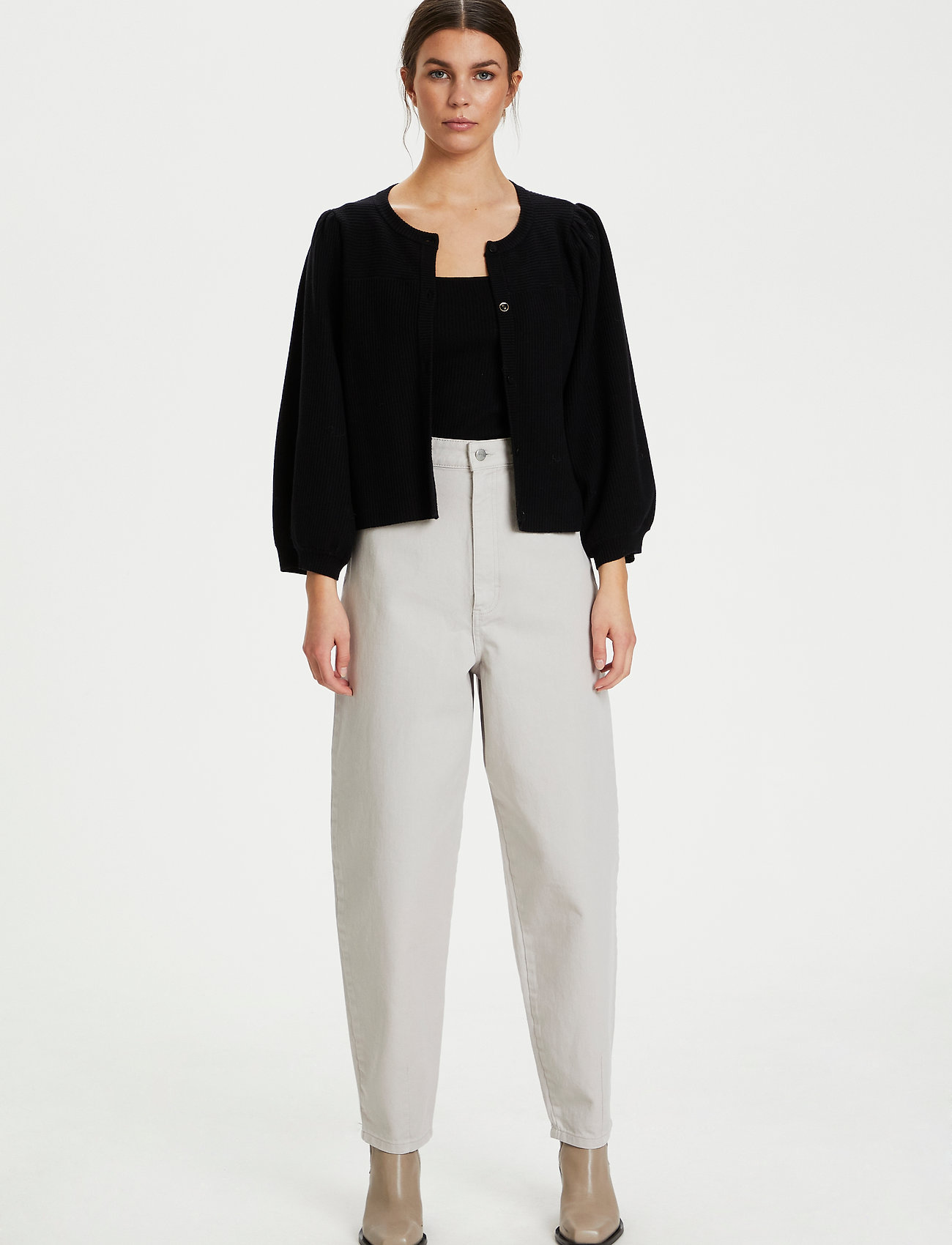 Gestuz - RagnaGZ duo cardigan MS21 - black - 4