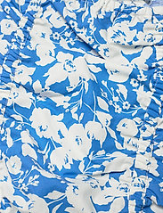 Gestuz - MynteGZ blouse - kortærmede bluser - blue flower - 4
