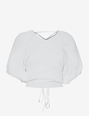 Gestuz - SvalaGZ top - blouses korte mouwen - bright white - 0