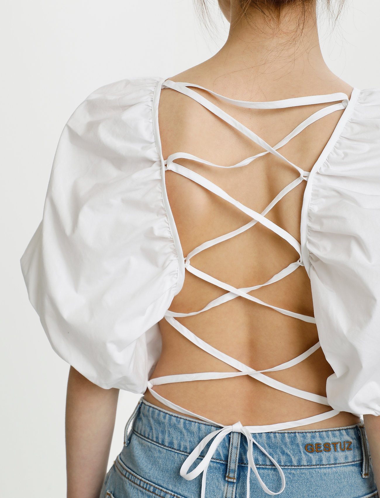 Gestuz - SvalaGZ top - bright white - 5