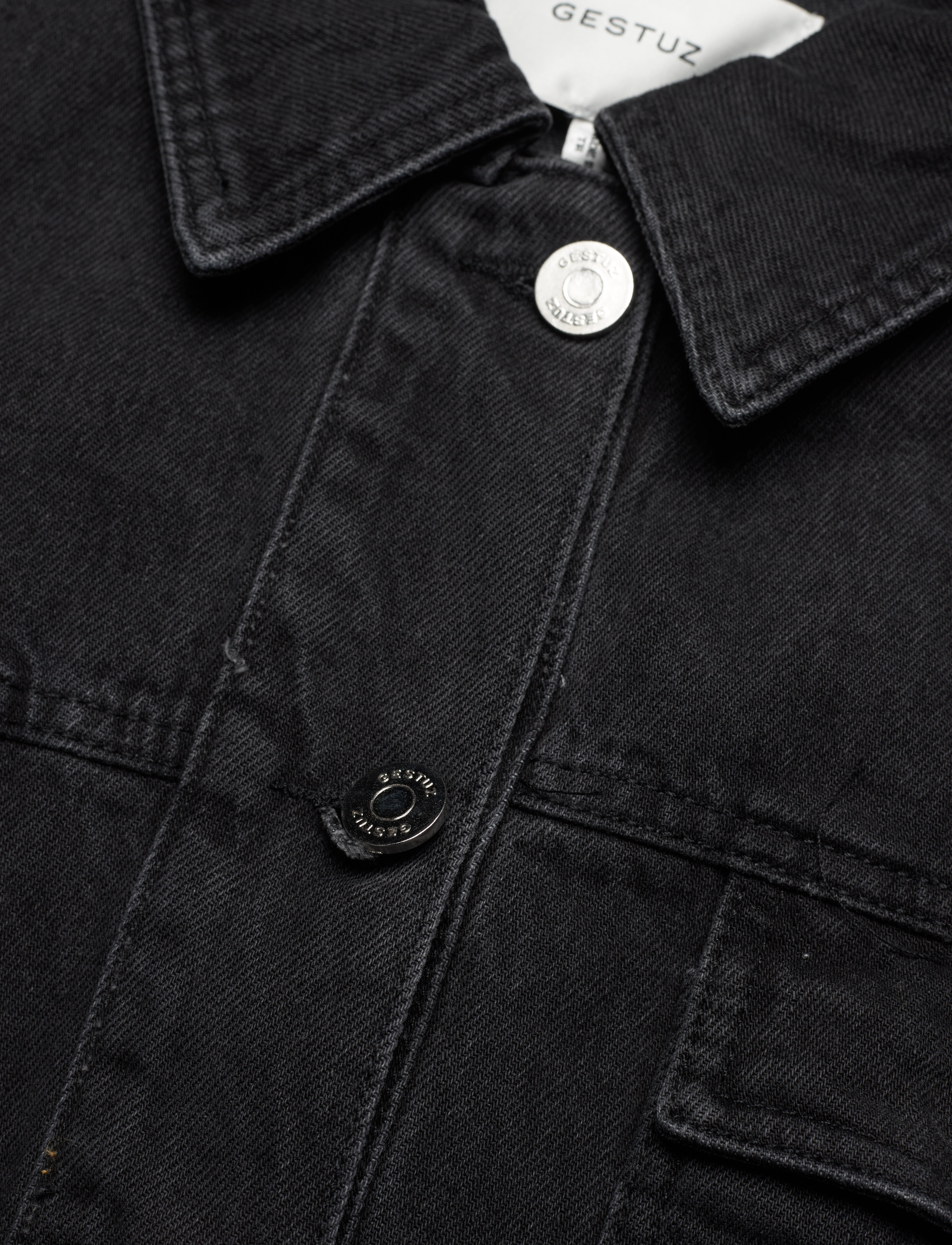 Gestuz - DenaGZ denim jacket - washed black - 2