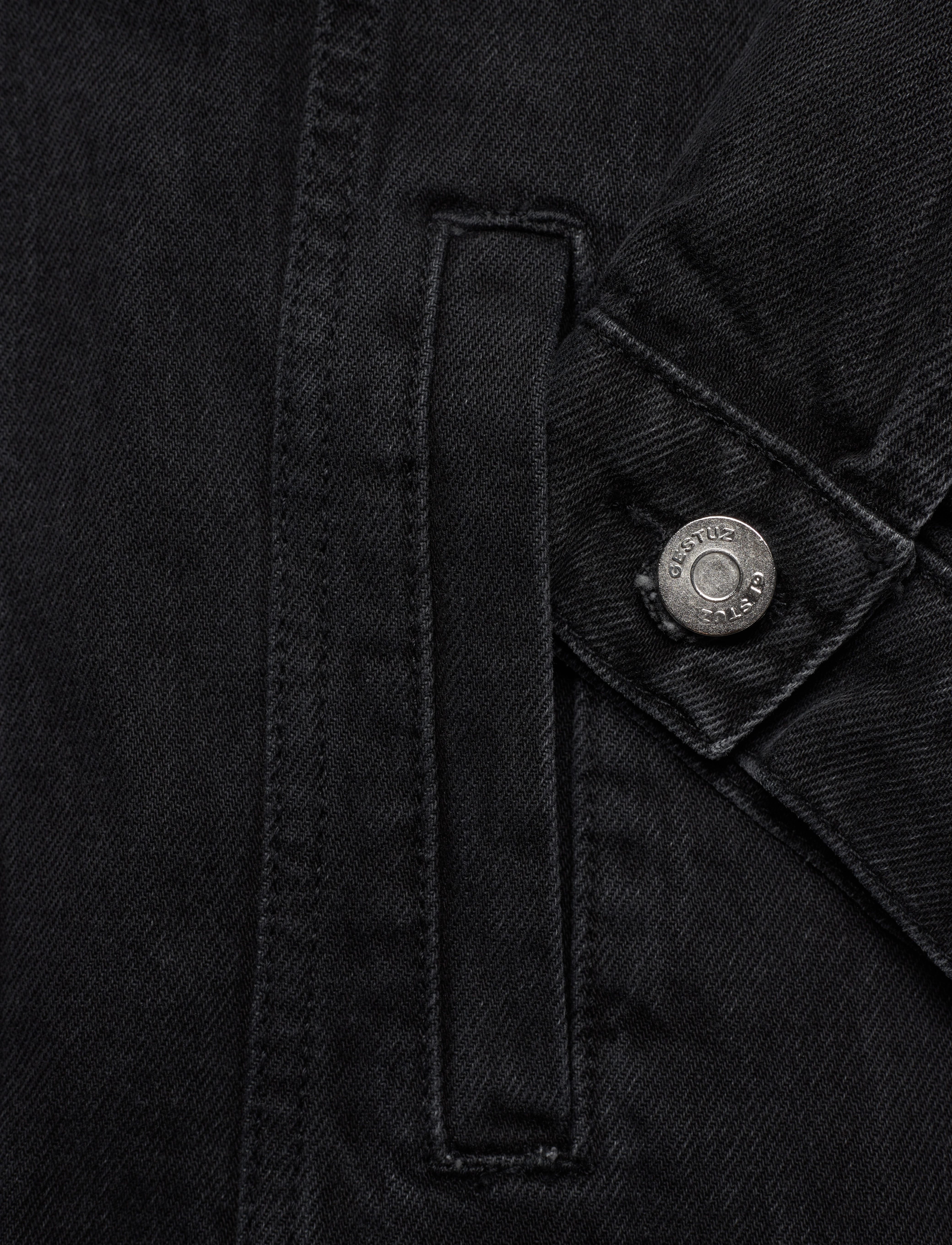 Gestuz - DenaGZ denim jacket - washed black - 3