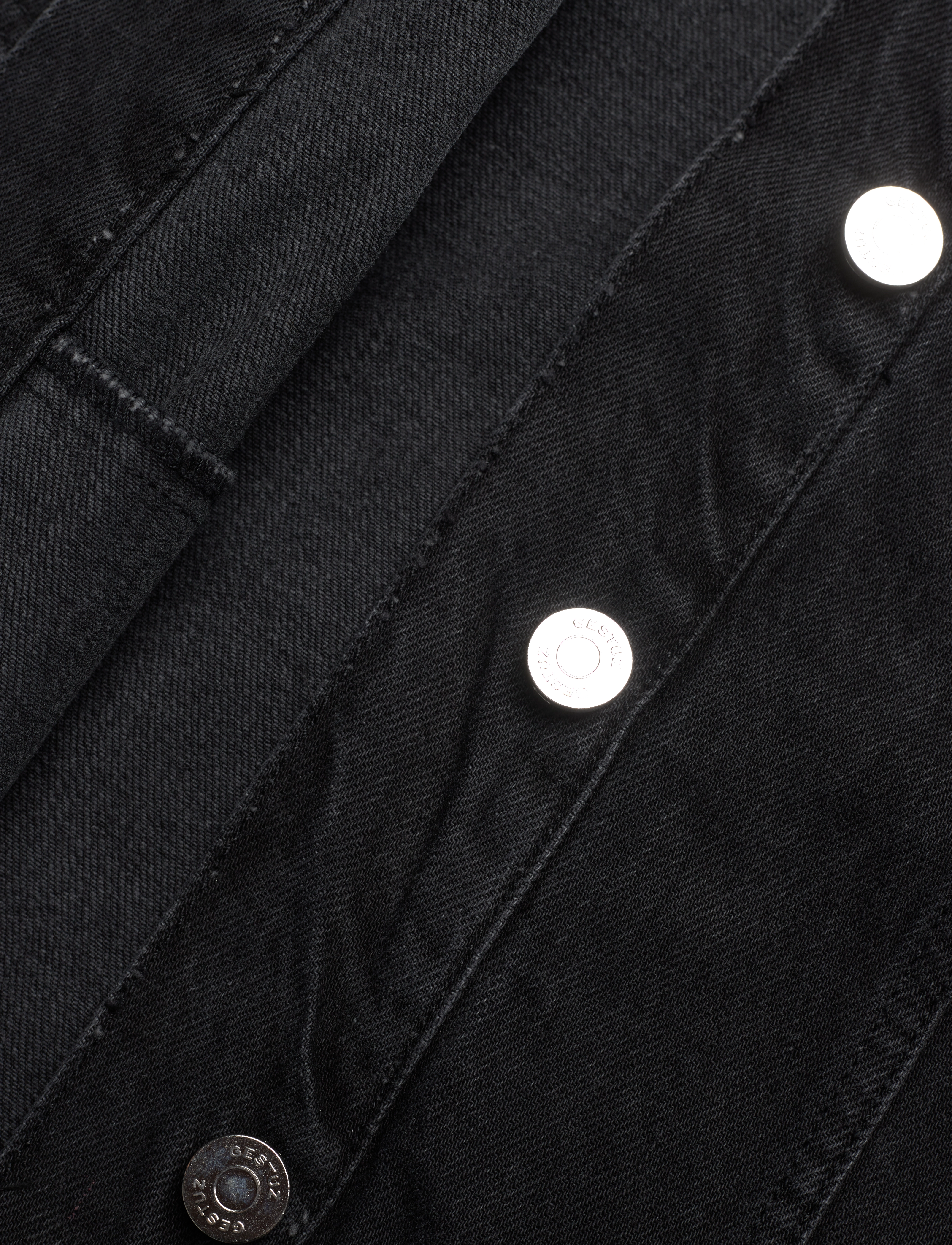 Gestuz - DenaGZ denim jacket - washed black - 4