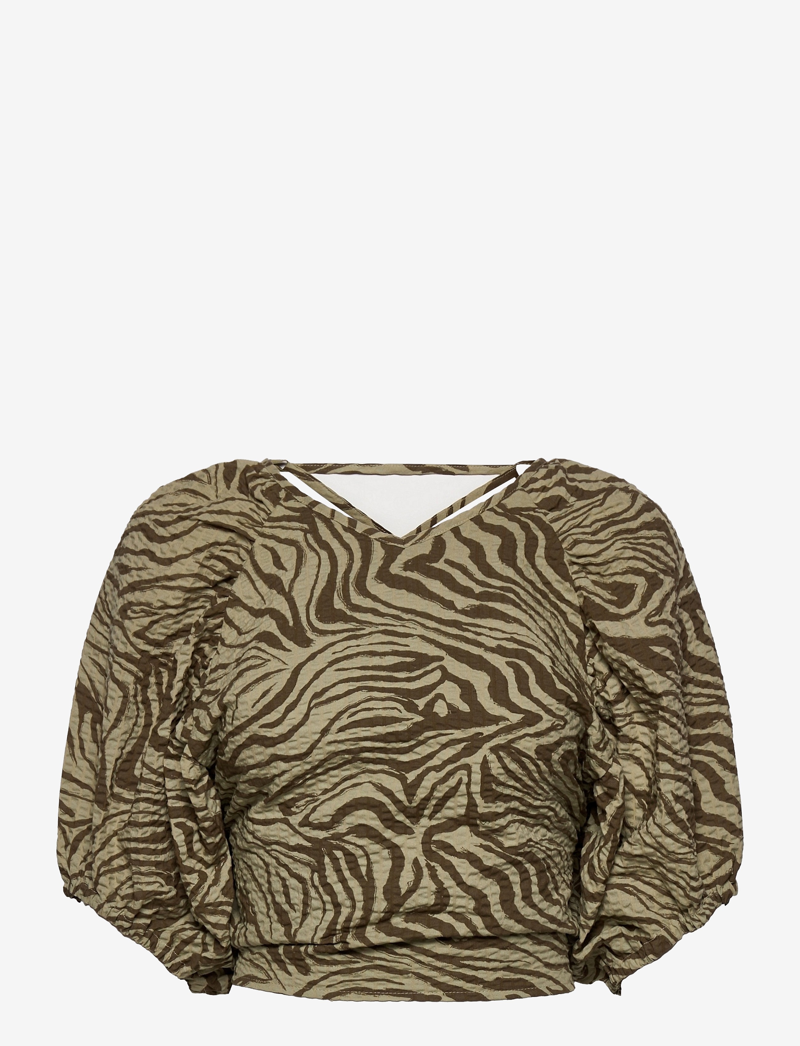 Gestuz AveryGZ top - Riided - ELM ZEBRA / brown