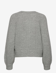 Gestuz - AlphaGZ R V-pullover - swetry - high-rise grey melange - 1
