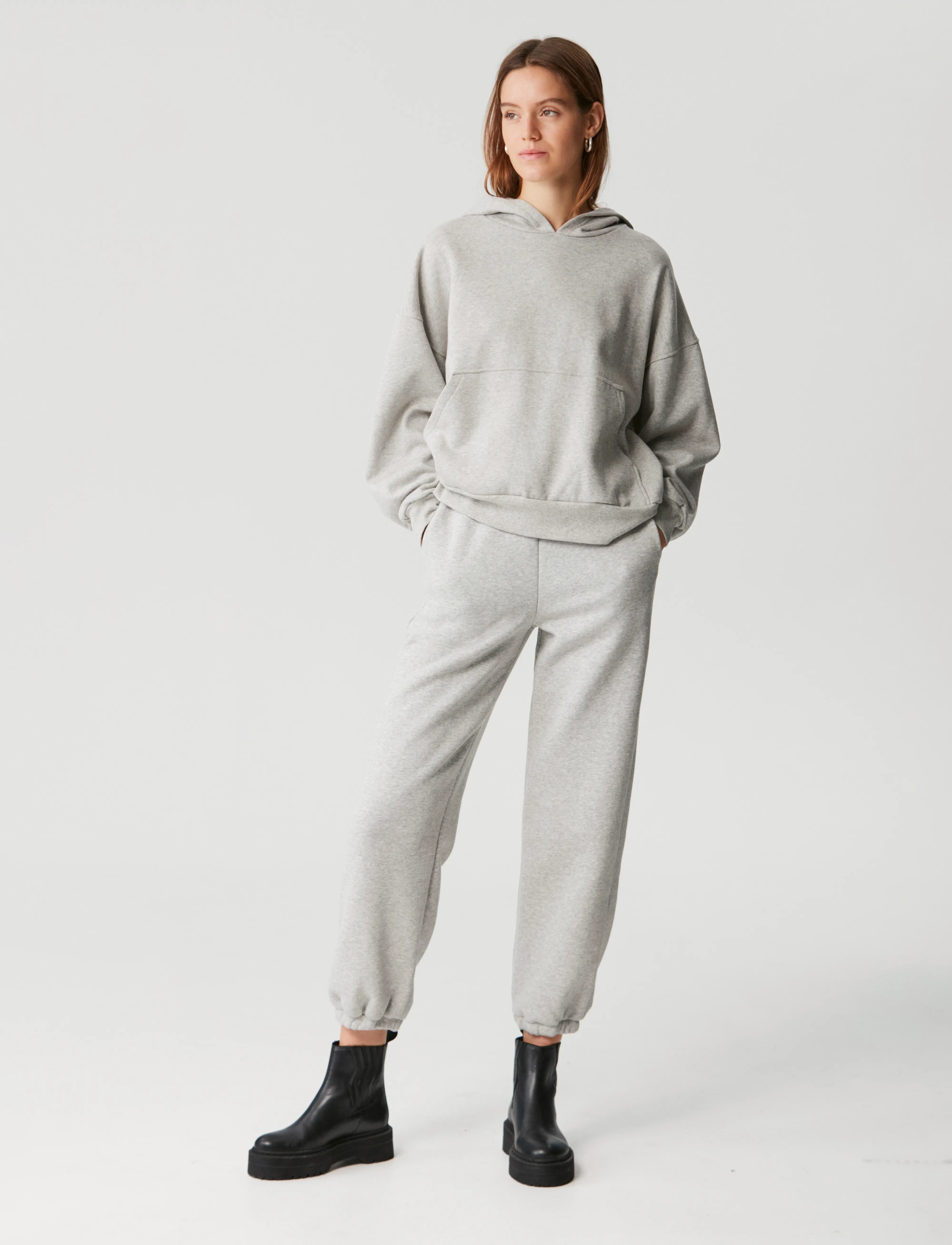 Gestuz - RubiGZ hoodie - light grey melange - 3