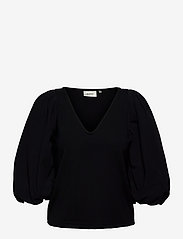 Gestuz - NemaGZ blouse - blūzes ar garām piedurknēm - black - 0