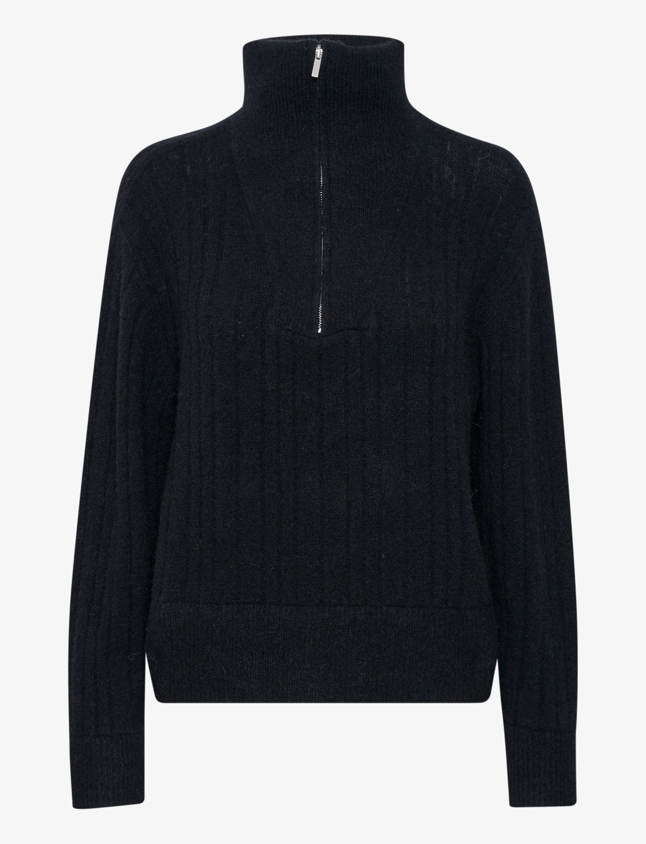 AlphaGZ R zipper pullover - BLACK