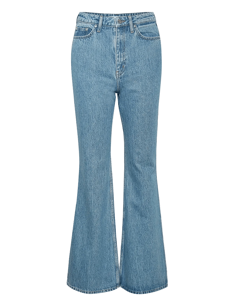 Gestuz - DenaGZ HW flared jeans - utsvängda jeans - classic blue - 1