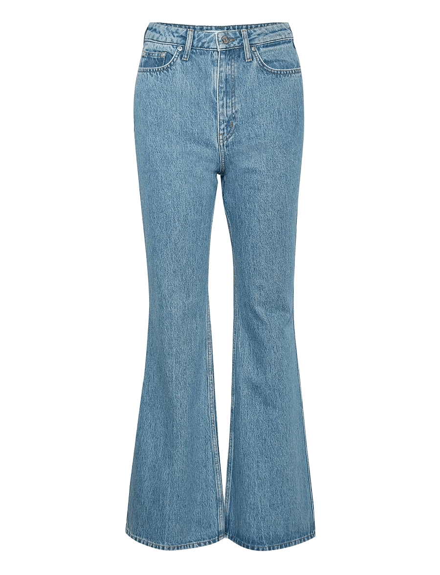 Gestuz - DenaGZ HW flared jeans - schlaghosen - classic blue - 1