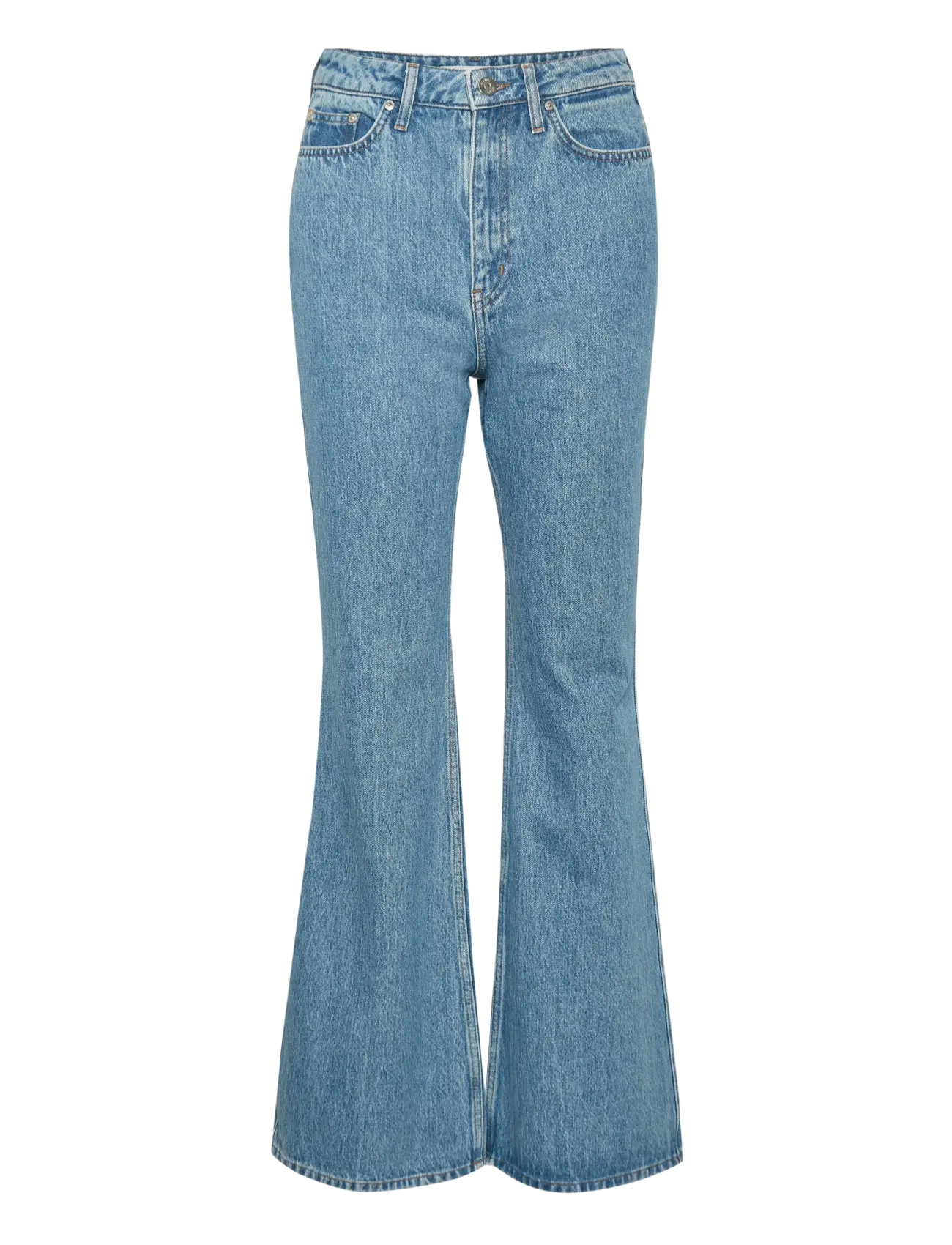 Gestuz - DenaGZ HW flared jeans - dzwony dżinsy - classic blue - 1