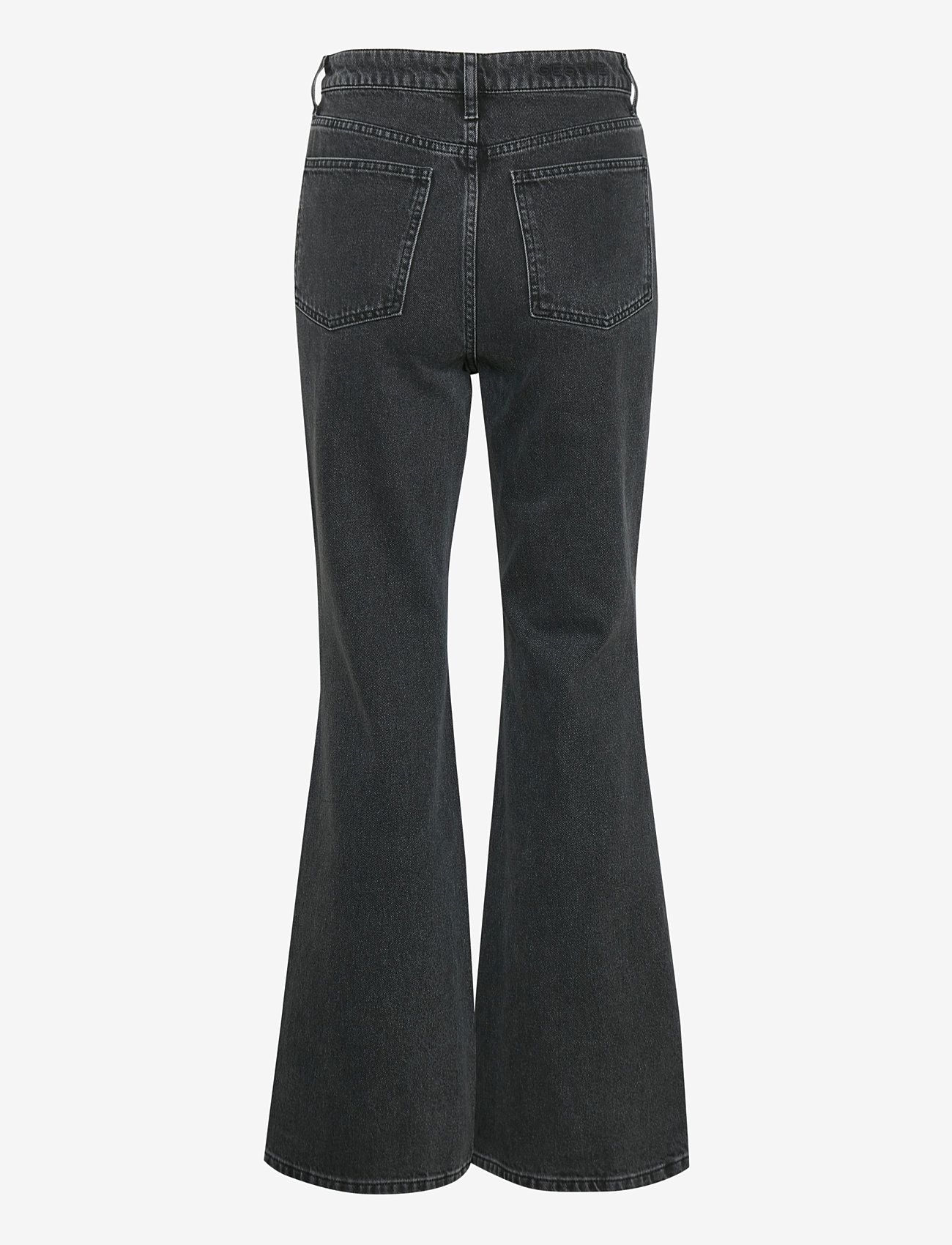 Gestuz - DenaGZ HW flared jeans - dzwony dżinsy - washed black - 2