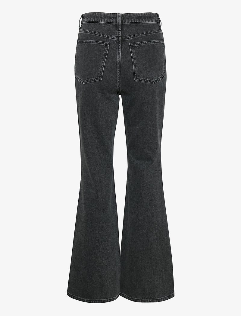 Gestuz - DenaGZ HW flared jeans - schlaghosen - washed black - 2