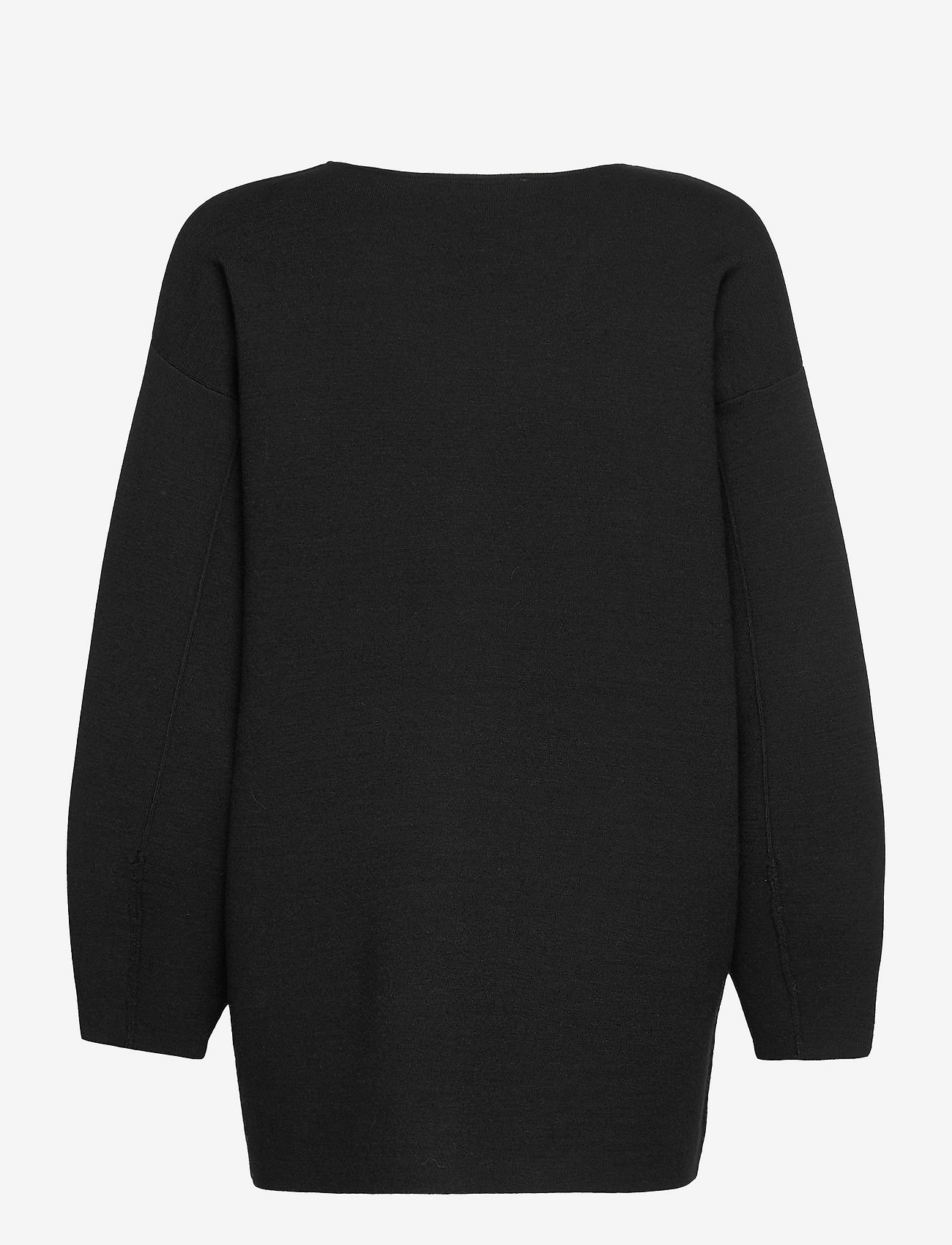 Gestuz - TalliGZ V-pullover - swetry - black - 1