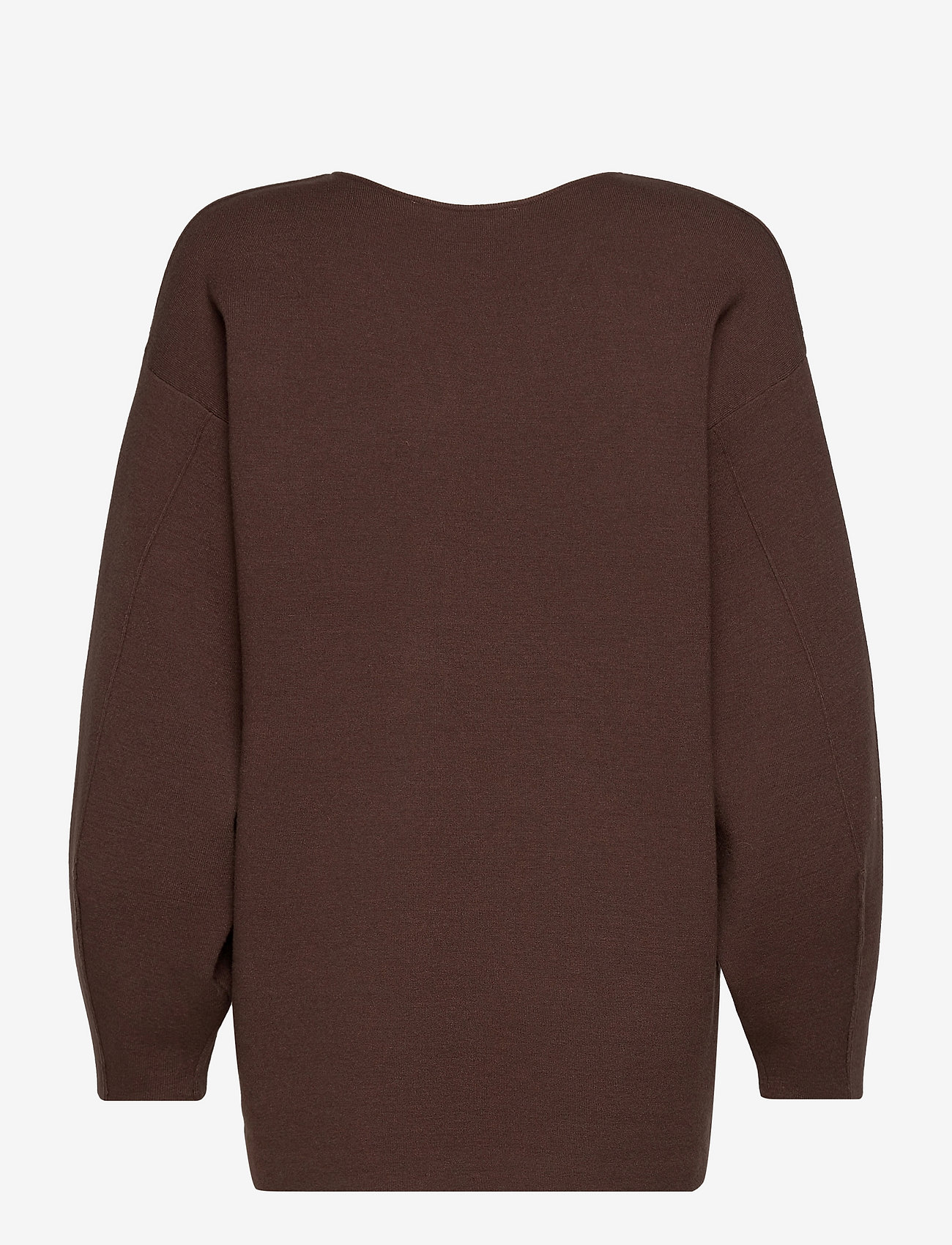 Gestuz - TalliGZ V-pullover - swetry - coffee bean - 1