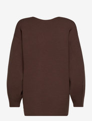 Gestuz - TalliGZ V-pullover - trøjer - coffee bean - 1