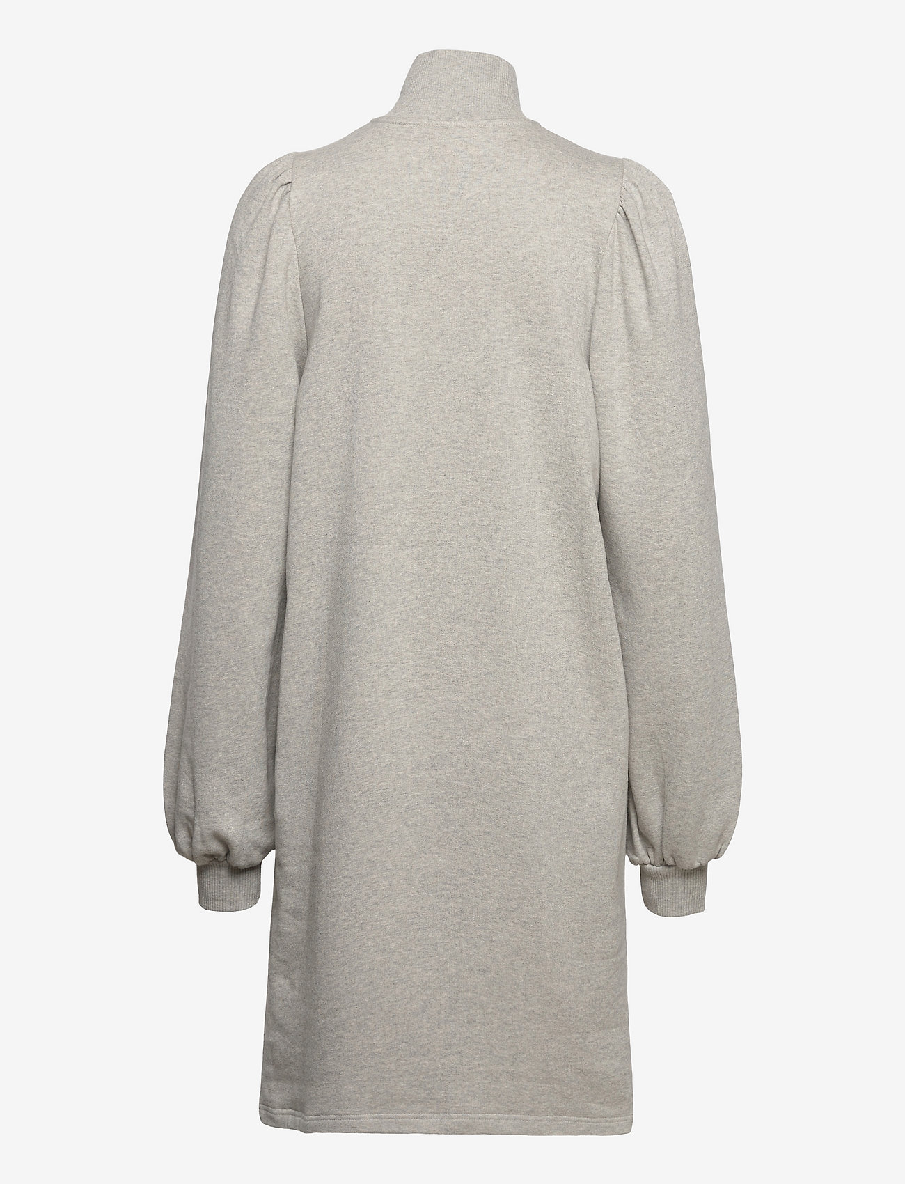 Gestuz - NankitaGZ zipper dress - t-shirt dresses - light grey melange - 1