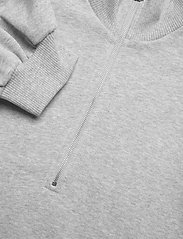 Gestuz - NankitaGZ ss zipper sweatshirt - hoodies - light grey melange - 5