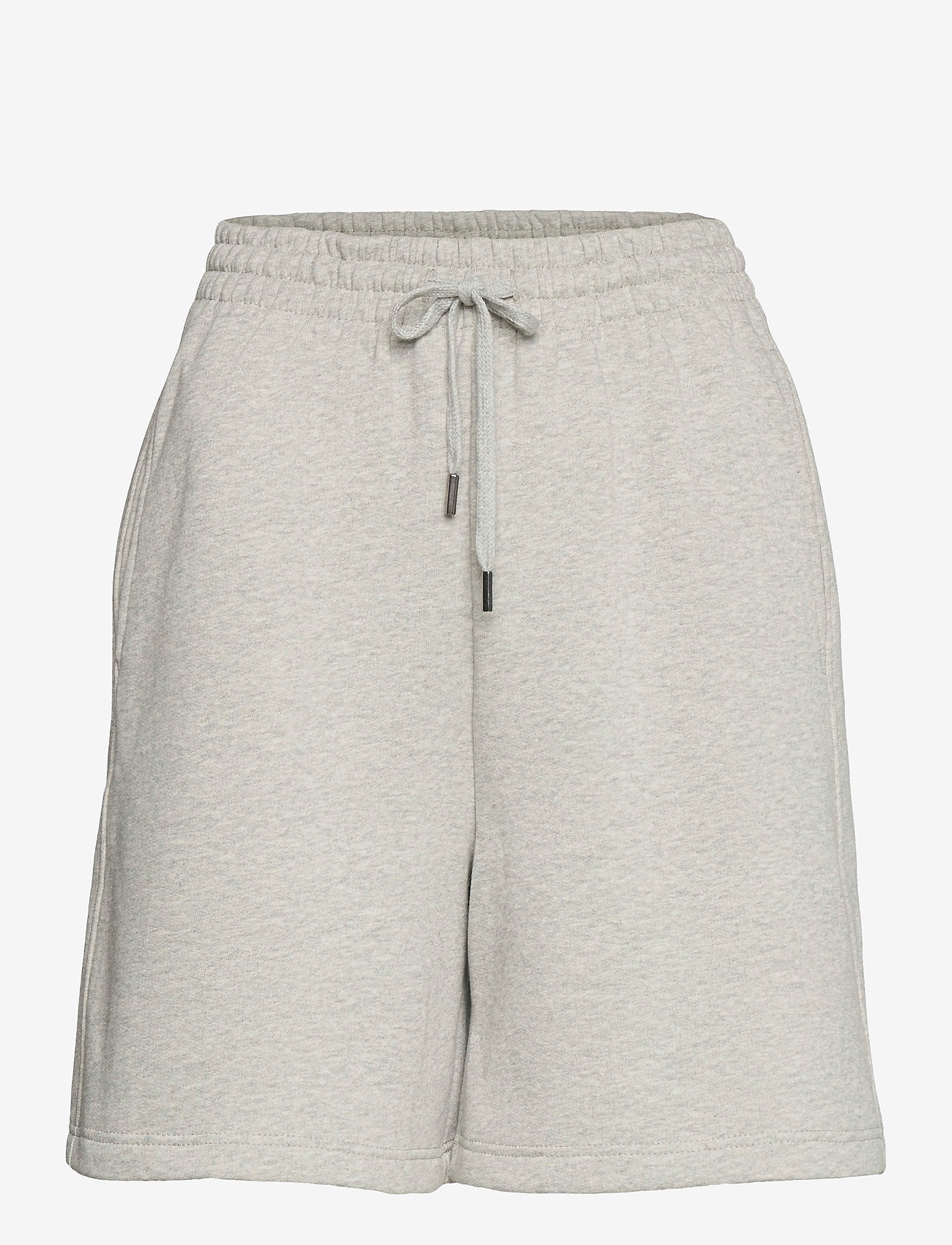 Gestuz - NankitaGZ HW shorts - sweat shorts - light grey melange - 0