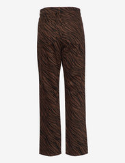 Gestuz - AbenaGZ HW 90's straight jeans - bukser med lige ben - carafe zebra - 1