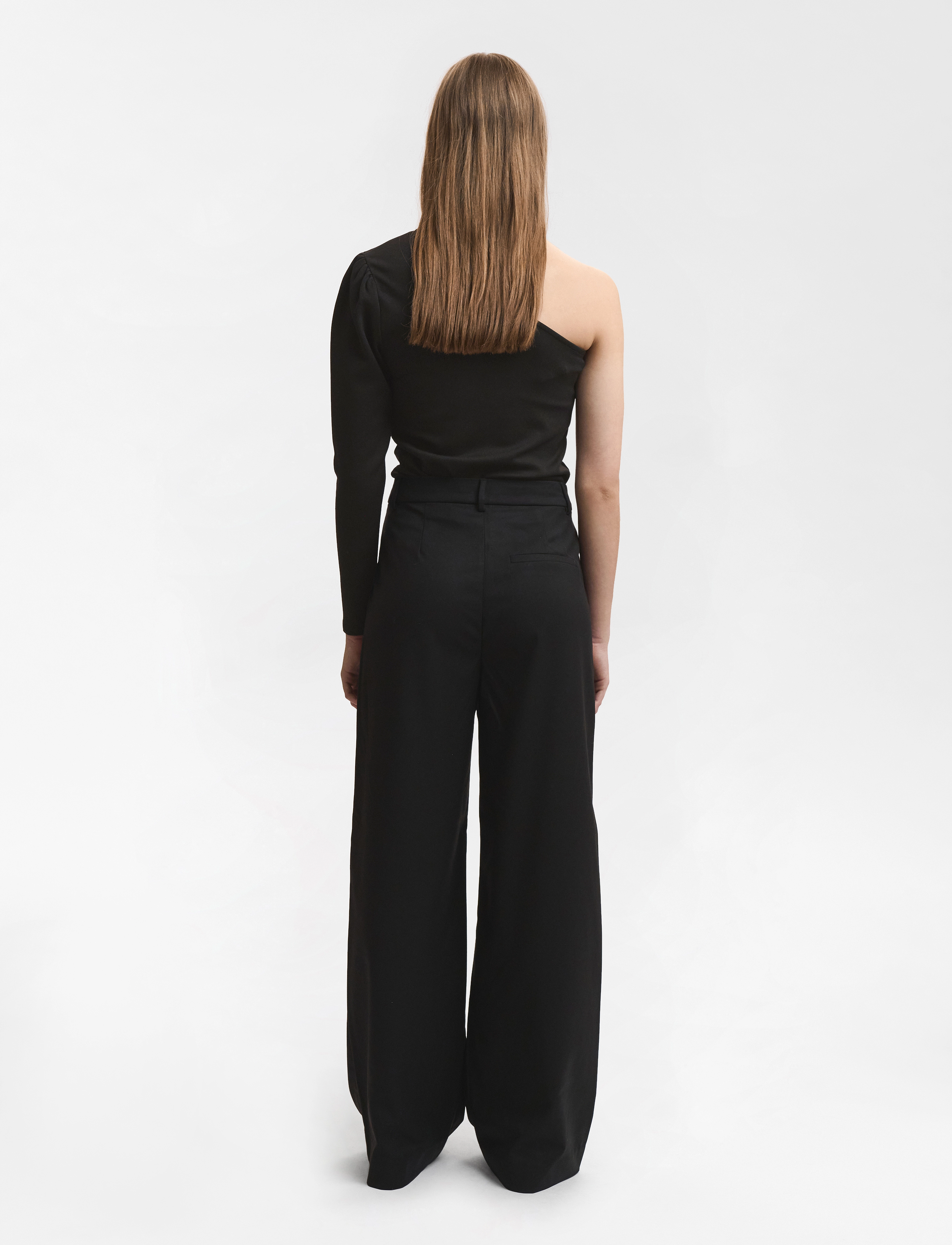 Gestuz - NormaGZ one shoulder - langärmlige tops - black - 4