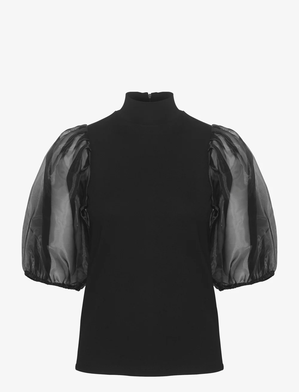 Gestuz - MistGZ turtleneck - kortärmade blusar - black - 1