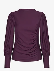 Gestuz - RifaGZ puff blouse - blouses met lange mouwen - blackberry wine - 0