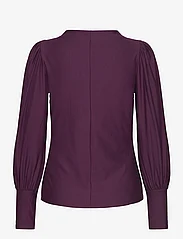 Gestuz - RifaGZ puff blouse - blouses met lange mouwen - blackberry wine - 1