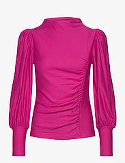 Gestuz - RifaGZ puff blouse - langærmede bluser - intense pink - 0