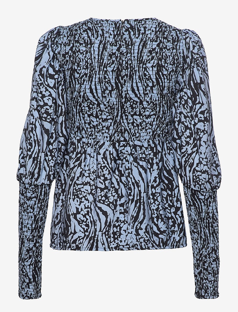 Gestuz - MorianaGZ blouse - langärmlige blusen - leo art glacier laker - 1