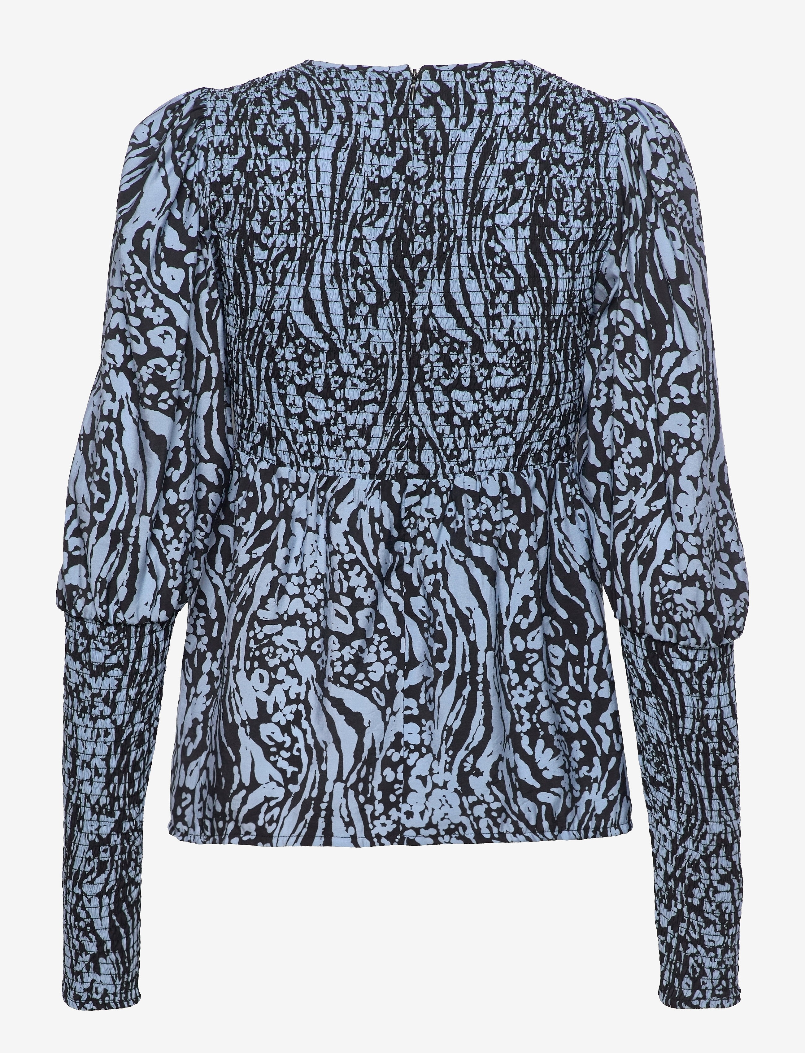 Gestuz - MorianaGZ blouse - long-sleeved blouses - leo art glacier laker - 1