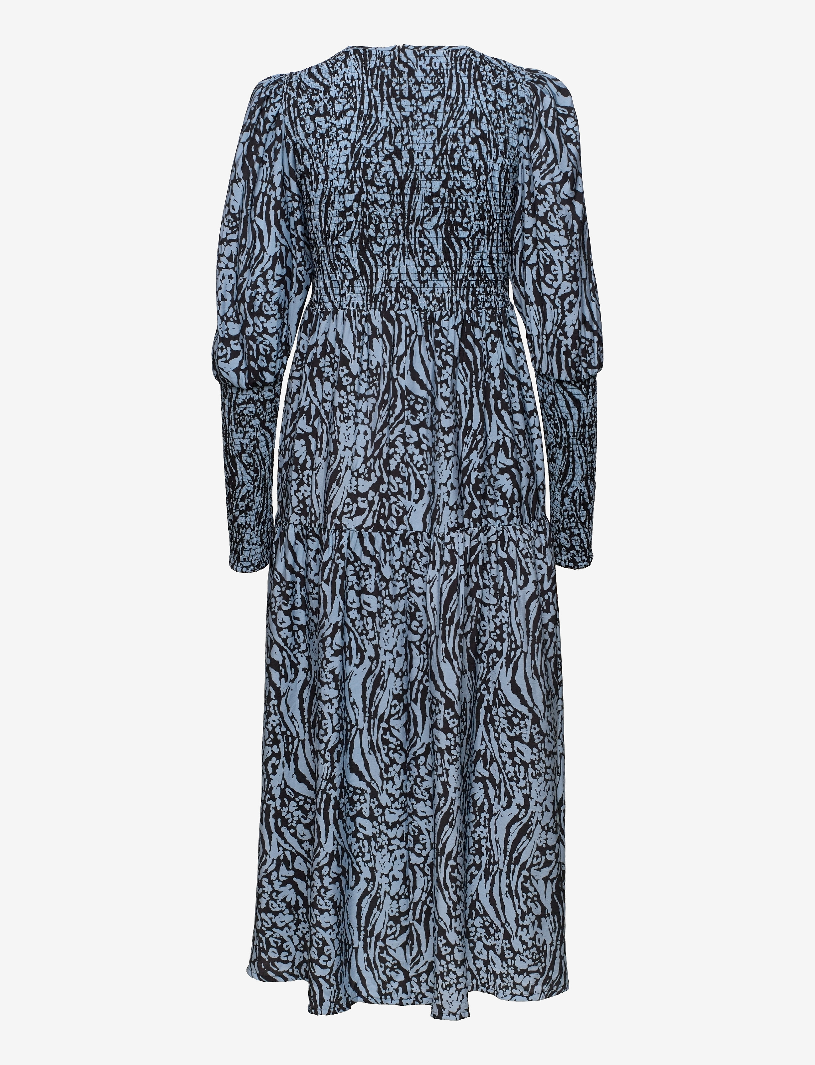 Gestuz - MorianaGZ long dress - midi kjoler - leo art glacier laker - 1