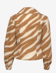 Gestuz - OlenaGZ short shirt - kvinnor - zebra camel/white - 1