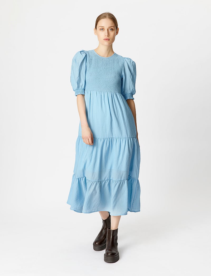 Gestuz - MazziGZ ss dress - sommerkjoler - clear sky - 3