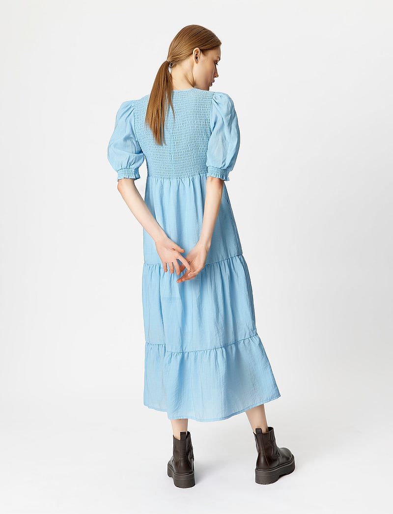 Gestuz - MazziGZ ss dress - sommerkjoler - clear sky - 4